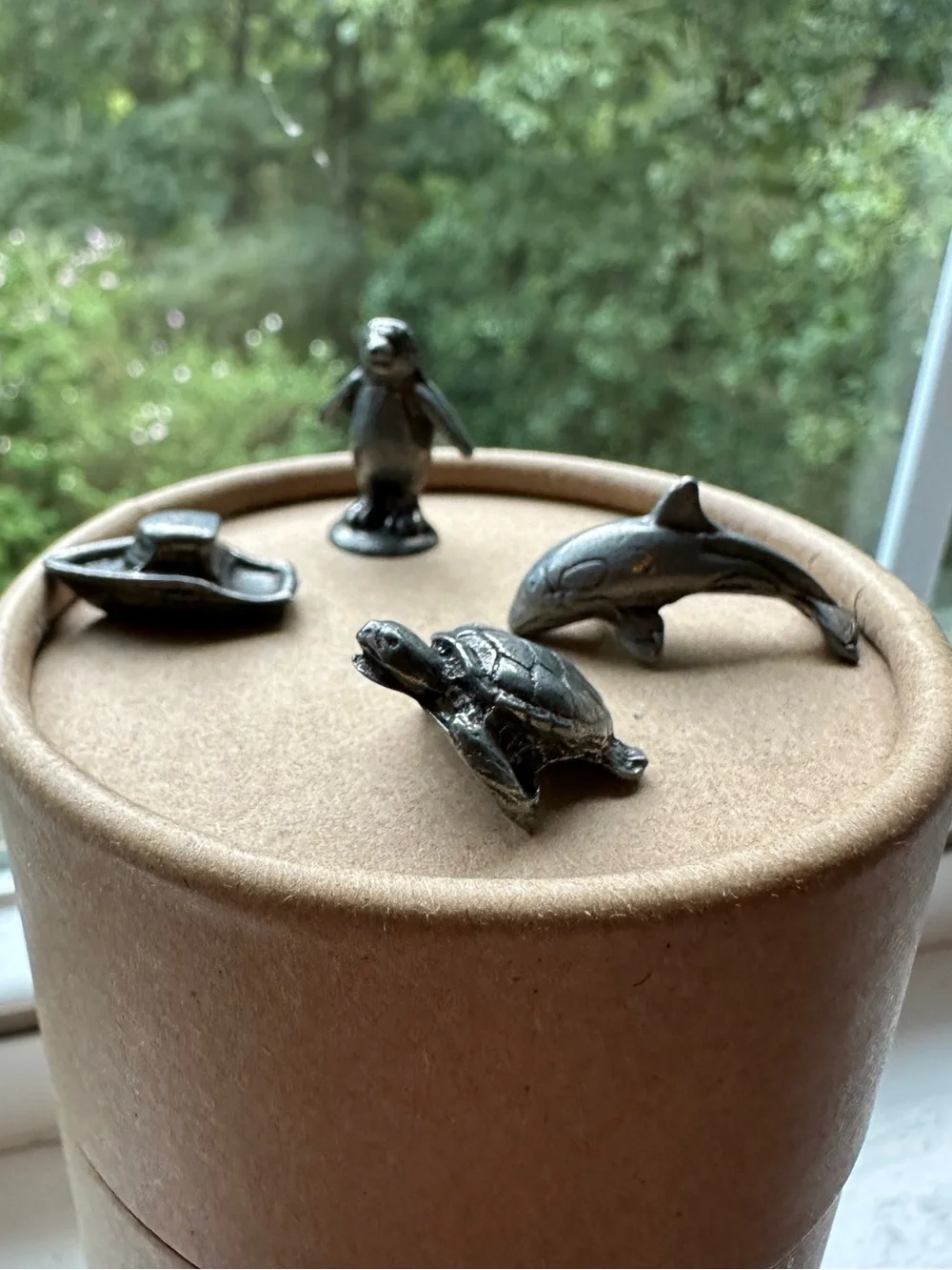 Sea World Monopoly pieces • set of 4 • metal • board games